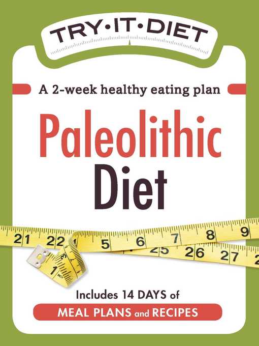 Title details for Try-It Diet: Paleolithic Diet by Adams Media - Available